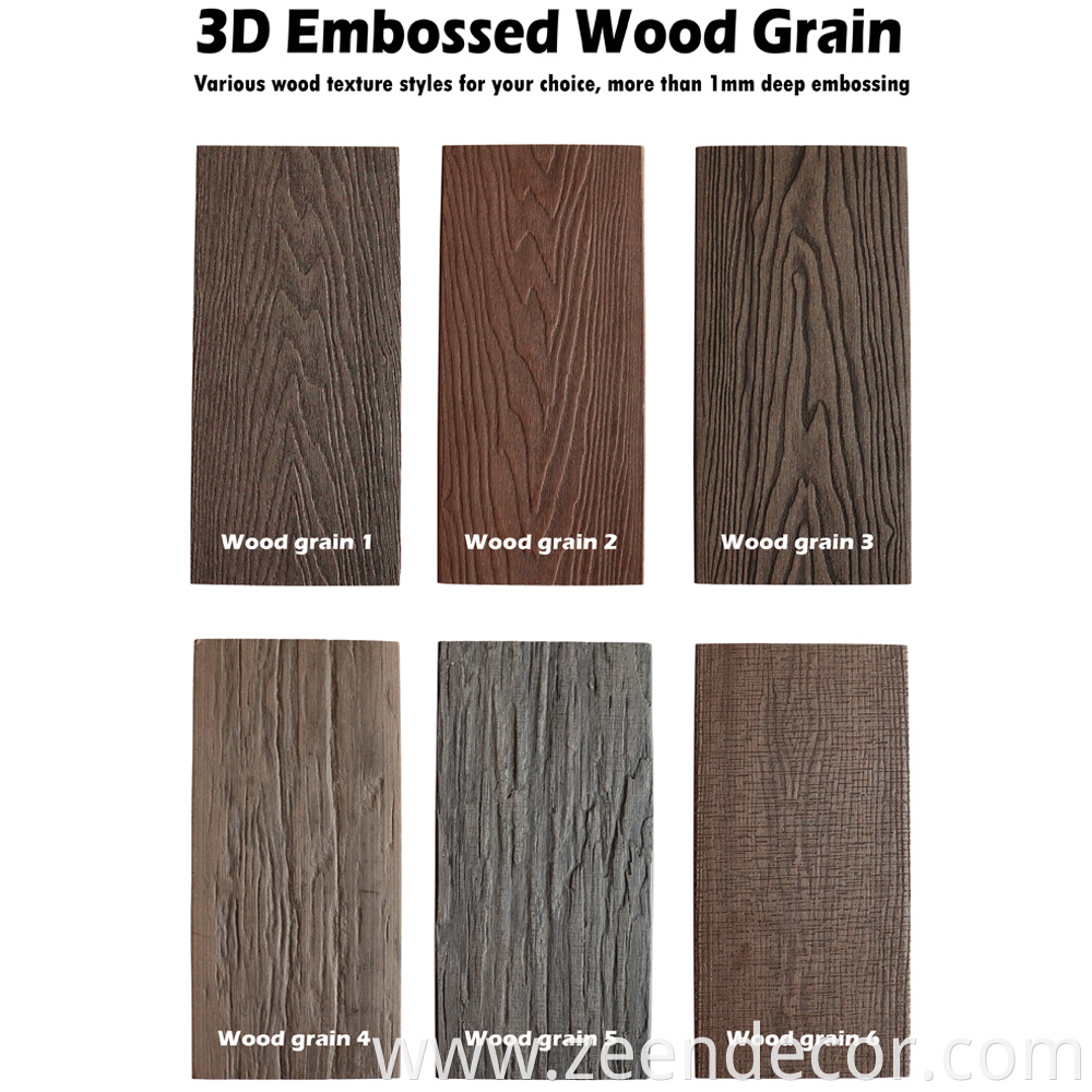 China New Style WPC Flooring Wood Plastic Composite Decking Elegant Look Like Wood
